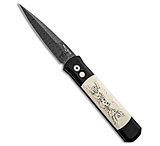 Image of Pro-Tech Knives Godfather Karst Skull Scrimshaw 4.00in Automatic Folding Knife
