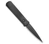 Image of Pro-Tech Knives Pro-Tech Godfather Operator Left Hand Automatic Knife Black Jigg Al 4 Black 4A14E88D