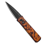 Image of Pro-Tech Knives Pro-Tech Godson Automatic Knife Del Fuego Custom Aluminum 3.2 Black E76D9CB8