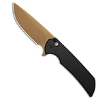 Image of Pro-Tech Knives Pro-Tech Mordax Button Lock Knife Black Aluminum 3.5 Tan PVD 3EBFE84F