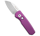 Image of Pro-Tech Knives Pro-Tech Runt 5 Wharncliffe Auto Knife Battleworn Smooth Purple Al 1.9 Satin EC4FF771