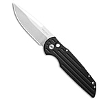 Image of Pro-Tech Knives Pro-Tech Tactical Response TR-3 Automatic Knife Grooved Black Al 3.5 Satin 50337787