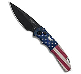 Image of Pro-Tech Knives TR-5 Custom PK Vintage USA Flag 3.25in Automatic Folding Knife