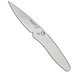 Image of Pro-Tech Knives Newport Silver 3.00in Automatic Folding Knife
