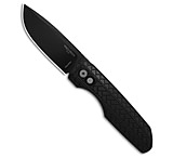 Image of Pro-Tech Knives Vero Engineering + Pro-Tech Synapse 2 Auto Knife Black Herringbone Al 3.5 DLC 7C356C73