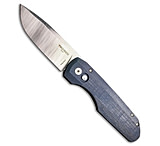 Image of Pro-Tech Knives Vero Engineering + Pro-Tech Synapse Auto Knife Black Al/Blue Micarta3.5 Satin 2C3C255C