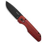 Image of Pro-Tech Knives Vero Engineering + Pro-Tech Synapse Auto Knife Red Linen Micarta 3.5 DLC 8302A777