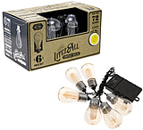 Image of LitezALL Led Edison Bulb 6 Piece String Light 3aa Notincl