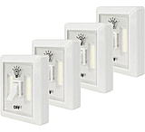 Image of LitezALL Micro Cordless Light Switch 4-pack W/magnet &amp; Batt