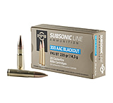 PPU Subsonic, 300 Blackout, 220 Grain, Full Metal Jacket Boat Tail, 20 Round Box