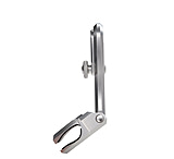 Image of PTM Edge ZXR-220 Windshield Mounted Pivoting Mirror Bracket For Pcmw Trim Electrobright Aluminum