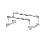 Image of PullRite 3349 Pulliam Enterprises Inc. Pullrite Superglide Superrail Mounting Kit Dodge 2003 2011 2500 &amp; 3500; 2002 2008 1500; 2006 2011 Mega Cab