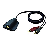 Image of Pyle 3.5mm/RCA Adapter w/ Pyle Underdash Mount