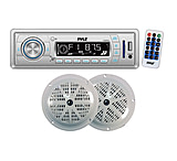 Image of Pyle AM/FM Mechless Radio USB/SD Reader 5.25in Speaker System