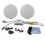 Image of Pyle Marine 6.5in Speaker System 2Ch Amp 400W Max