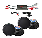 Image of Pyle Marine 800W 4Ch Amp And 6.5in Speaker System