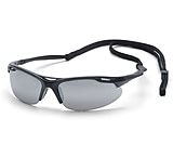 Image of Pyramex Avante Safety Eyewear w/ Black Frame and Silver Lens w/ Cord