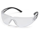 Image of Pyramex Cortez Safety Glasses - Clear Lens, Black Temples Frame