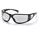 Image of Pyramex Exeter Safety Glasses - Clear Anti-Fog Lens, Glossy Black Frame