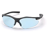 Image of Pyramex Fortress Safety Eyewear - Infinity Blue Lens, Black Frame