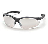 Image of Pyramex Fortress Safety Glasses - Indoor/Outdoor Mirror Lens, Black Frame