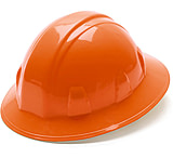 Image of Pyramex Full Brim 4 Point Ratchet Suspension Hard Hat - Orange