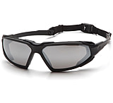 Image of Pyramex Highlander Safety Glasses - Silver Mirror Anti-Fog Lens, Black Frame