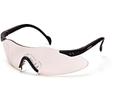 Image of Pyramex Intrepid Safety Glasses - Indoor/Outdoor Mirror Lens, Black Frame