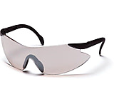Image of Pyramex Legacy Safety Glasses - Indoor/Outdoor Mirror Lens, Black Temples Frame