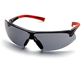 Image of Pyramex Onix Safety Eyewear - Gray Lens, Red Frame