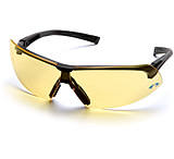 Image of Pyramex Onix Safety Glasses - Amber Lens, Black Frame