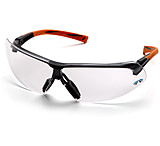 Image of Pyramex Onix Safety Glasses - Clear Lens, Orange Frame