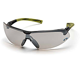 Image of Pyramex Onix Safety Glasses - Indoor/Outdoor Mirror Lens, Hi Vis Green Frame