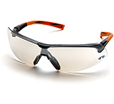 Image of Pyramex Onix Safety Glasses - Indoor/Outdoor Mirror Lens, Orange Frame