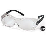 Image of Pyramex OTS Safety Glasses - Clear Anti-Fog Lens, Black Frame