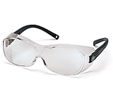 Image of Pyramex OTS Safety Glasses - Clear Lens, Black Frame