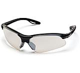 Image of Pyramex Presidente Safety Eyewear - Indoor/Outdoor Mirror Lens, Black Frame