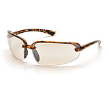 Image of Pyramex Protocol Safety Glasses - Tortoise Shell Frame, Indoor/Outdoor Mirror Lens