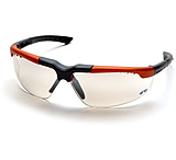 Image of Pyramex Reatta Safety Glasses - Indoor/Outdoor Mirror Lens, Orange-Charcoal Frame