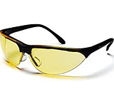 Image of Pyramex Rendezvous Safety Glasses - Amber Anti-fog Lens, Black Frame
