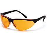 Image of Pyramex Rendezvous Safety Glasses - Orange Lens, Black Frame