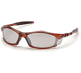 Image of Pyramex Solara Safety Glasses - Indoor/Outdoor Mirror Lens, Trans Orange Frame