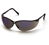 Image of Pyramex V2-Metal Safety Glasses - Blue Mirror Lens, Gun Metal Frame