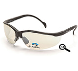 Image of Pyramex V2 Readers Glasses - Indoor/Outdoor Mirror + 1.5 Lens, Black Frame