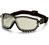 Image of Pyramex V2G Safety Glasses - Indoor/Outdoor Mirror Anti-Fog Lens, Black Frame