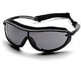 Image of Pyramex XS3 Plus Safety Glasses - Gray Anti-Fog Lens, Black Frame