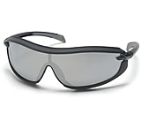 Image of Pyramex XS3 Safety Glasses - Silver Mirror Lens, Black Frame