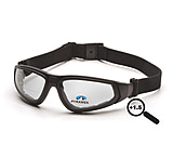Image of Pyramex XSG Reader Goggles/Glasses - Black Frame, Clear Anti-Fog + 1.5 Lens