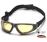 Image of Pyramex XSG Shooting Glasses - Amber Ballistic Anti-Fog Lens, Real Tree HW Frame