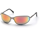 Image of Pyramex Zone II Metal Safety Glasses - Ice Orange Mirror Lens, Gun Metal Frame